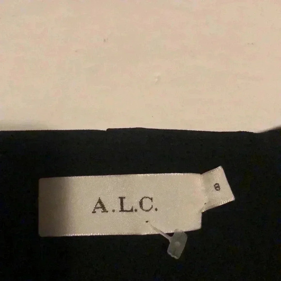 A.L.C casual black gathered sleeve 2 pocket trendy lightweight shrug jacket  8 - Picture 5 of 6